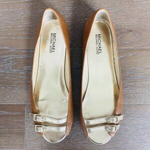 Michael by Michael Kors Peep Toe Flat | 9.5M